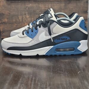 Nike Air Max 90 "Black Teal Blue" (Industrial Blue) Mens 10 New. Ships Today
